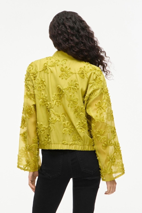 Vila viagnes l/s lace bomber jacket